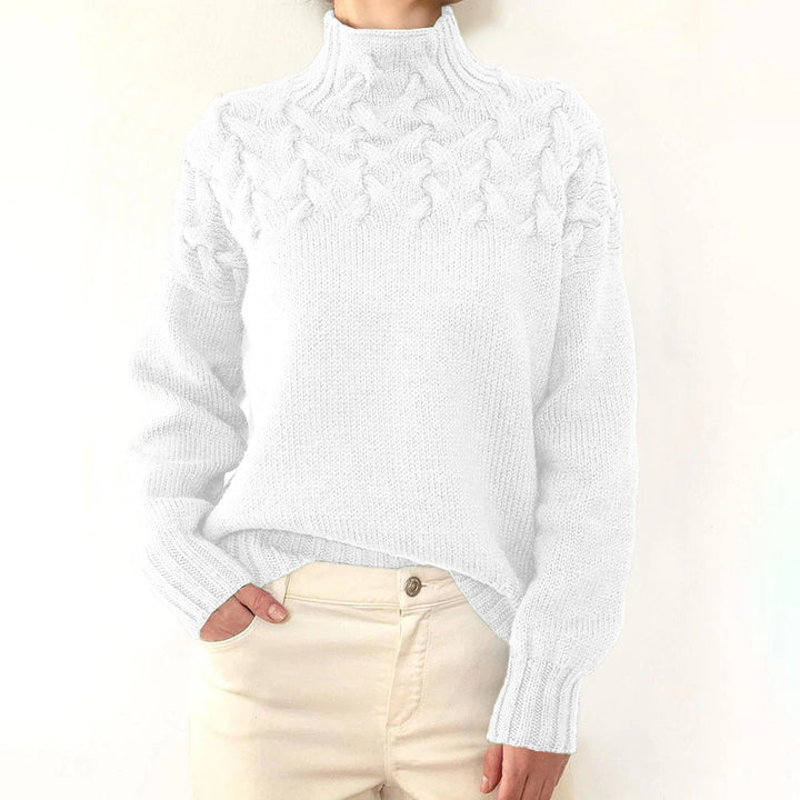 Braided Yoke Knit Jumper