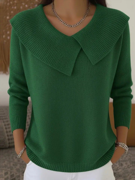 Soft Elegance Collared Knit