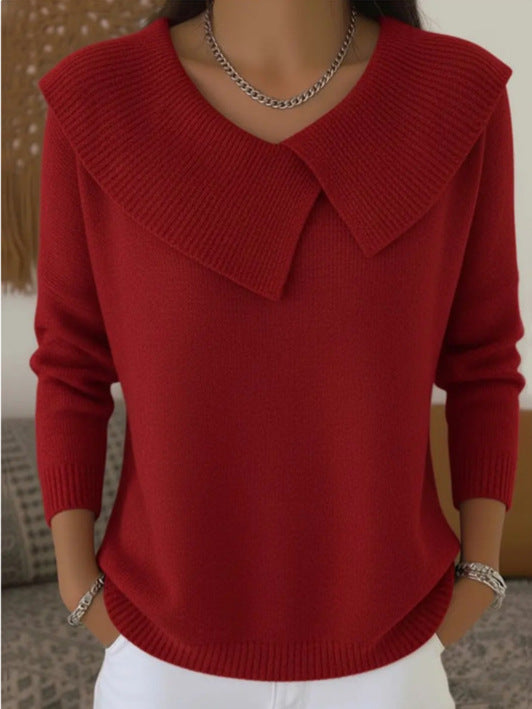 Soft Elegance Collared Knit