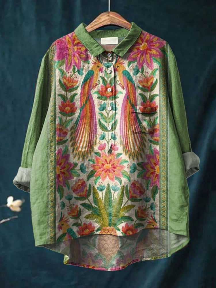 Mia – Garden Songbird Blouse