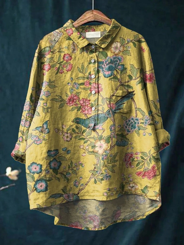 Mia – Garden Songbird Blouse