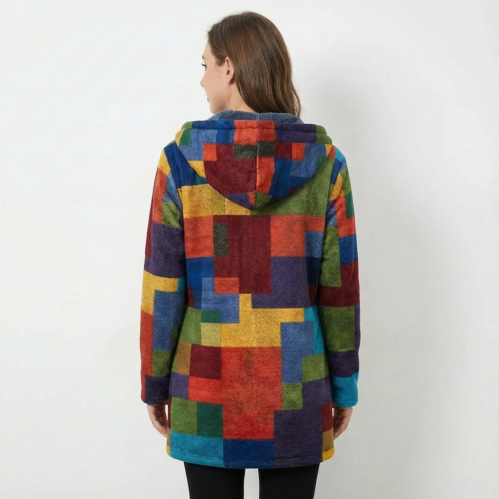 Delilah™ | Luxurious Art-Inspired Zip-Up Hoodie