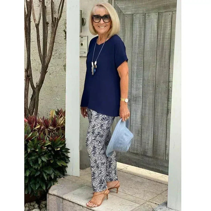 MARIA - Effortless Printed Two-Piece Set