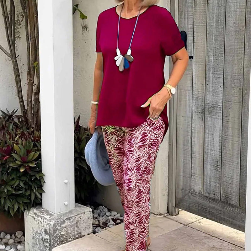 MARIA - Effortless Printed Two-Piece Set