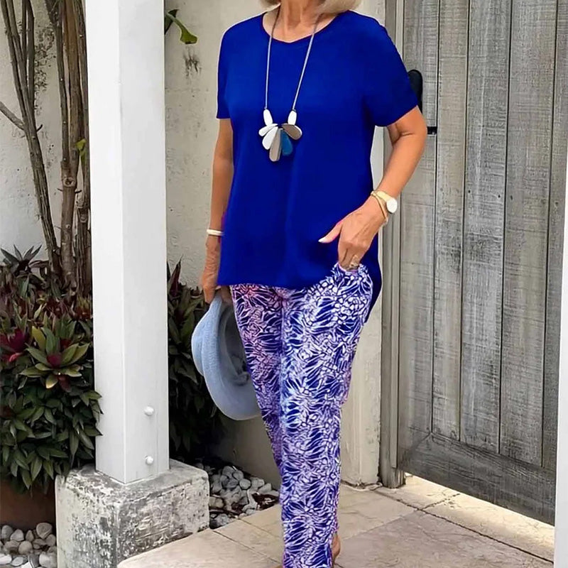 MARIA - Effortless Printed Two-Piece Set